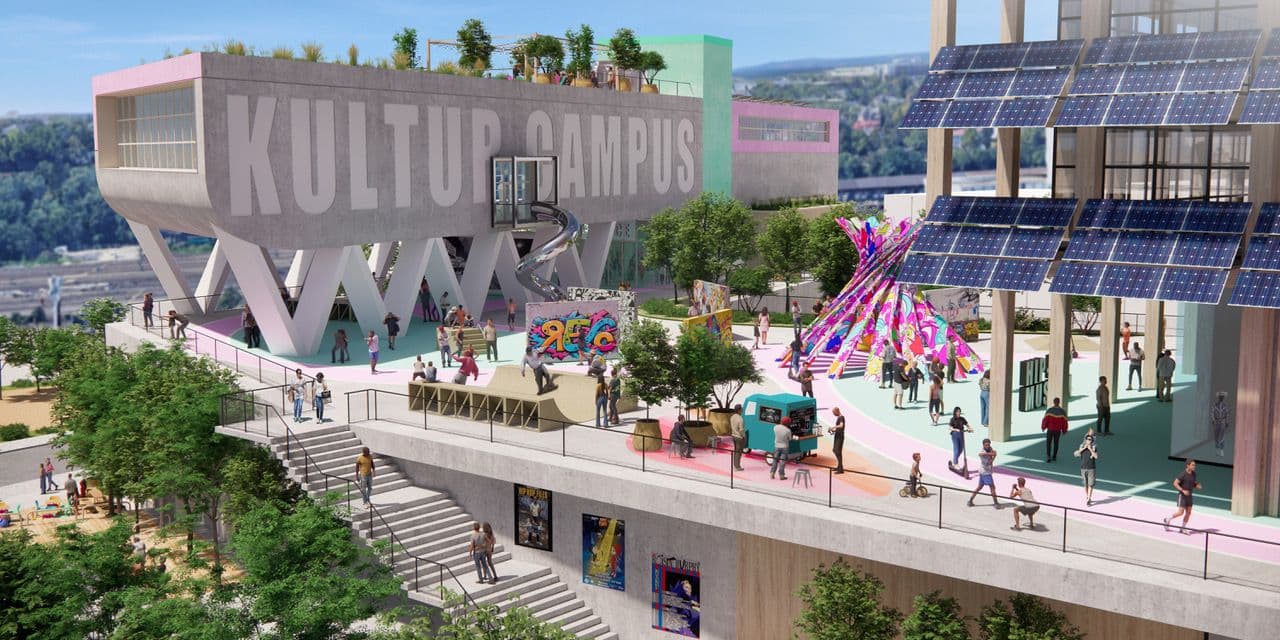 Visualisierung eines möglichen Kultur Campus in Wiesbaden