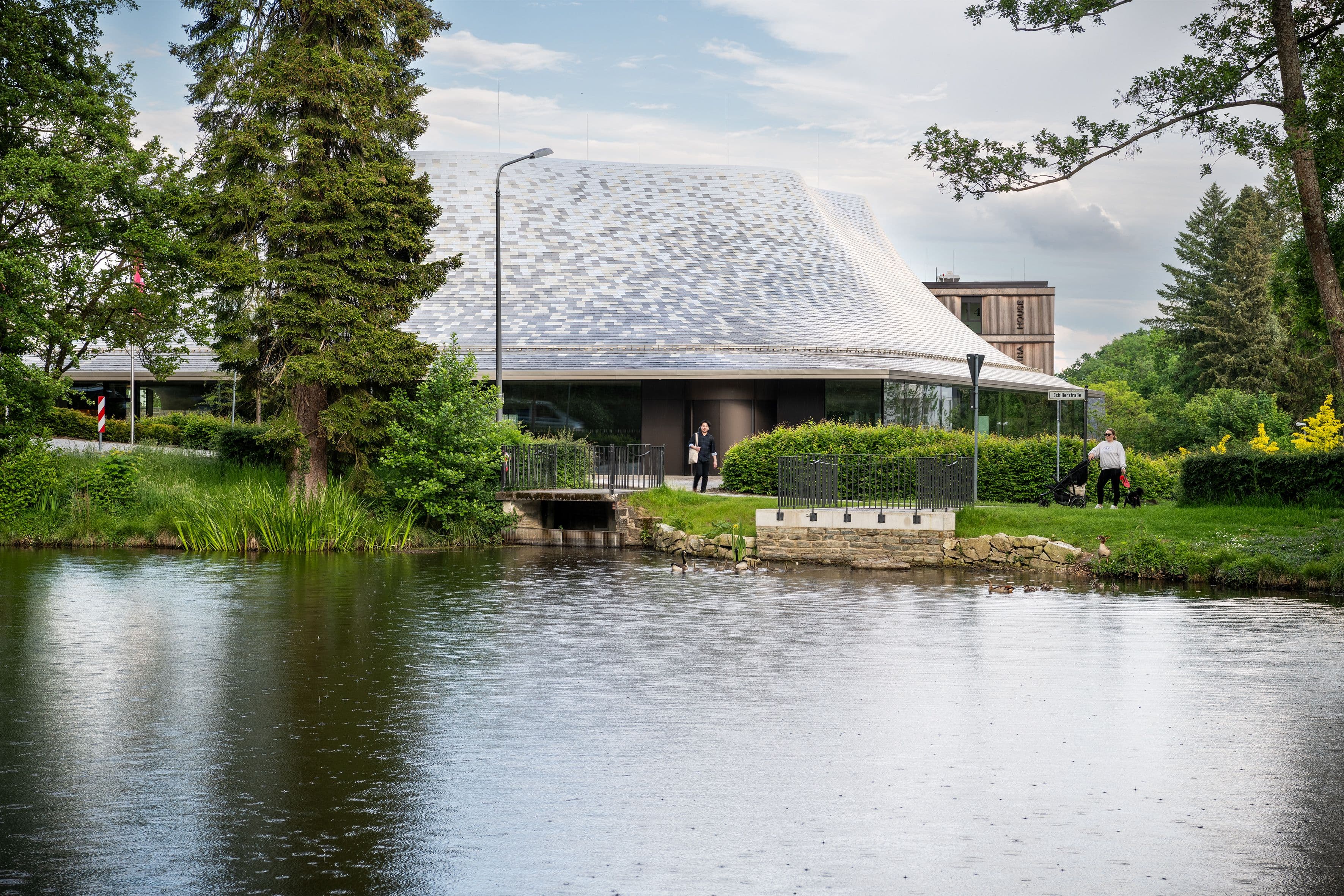 Blick auf das Casal Forum 