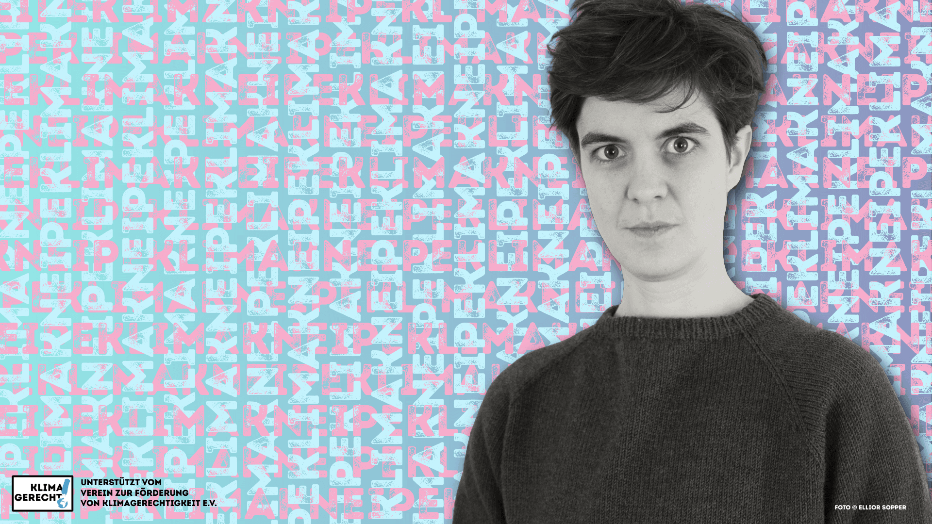 Visual für den Talk mit Marlene Engelhorn im Rahmen der Klima Kneipe