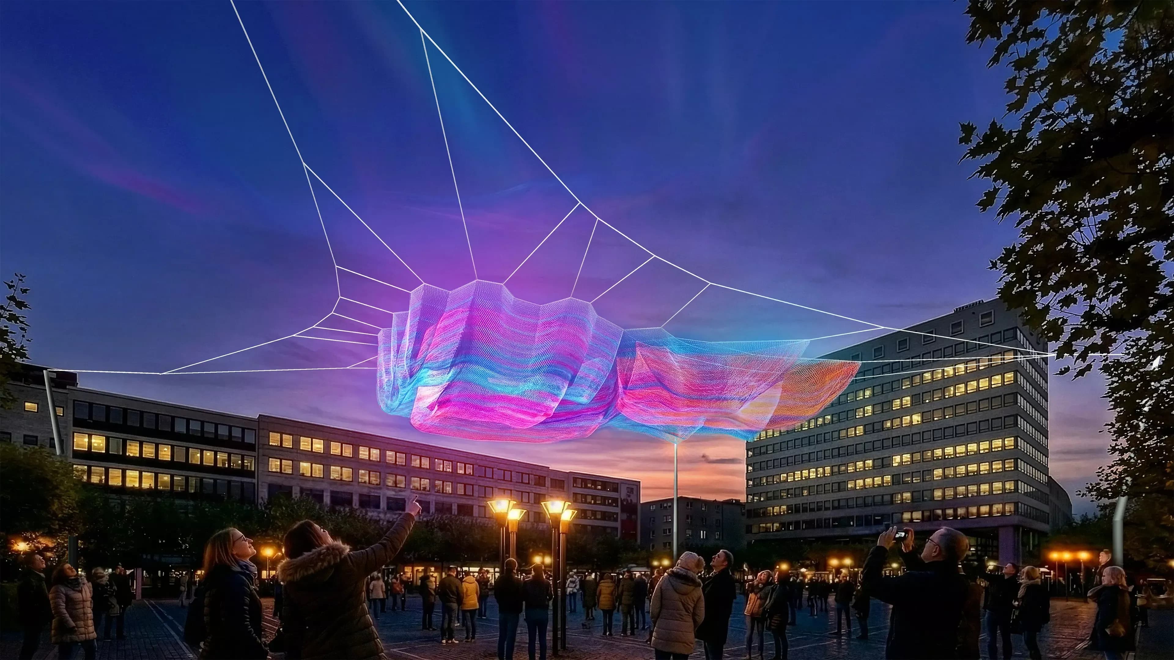 A Sky full of hope - Janet Echelman