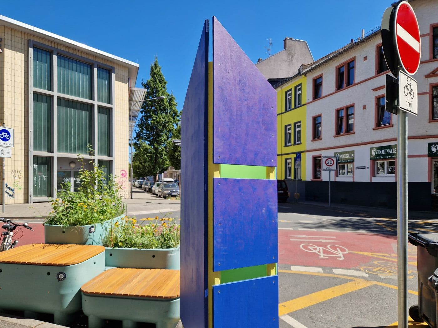 Infoboard Senefelder Quartier Amt für Stadtveränderung