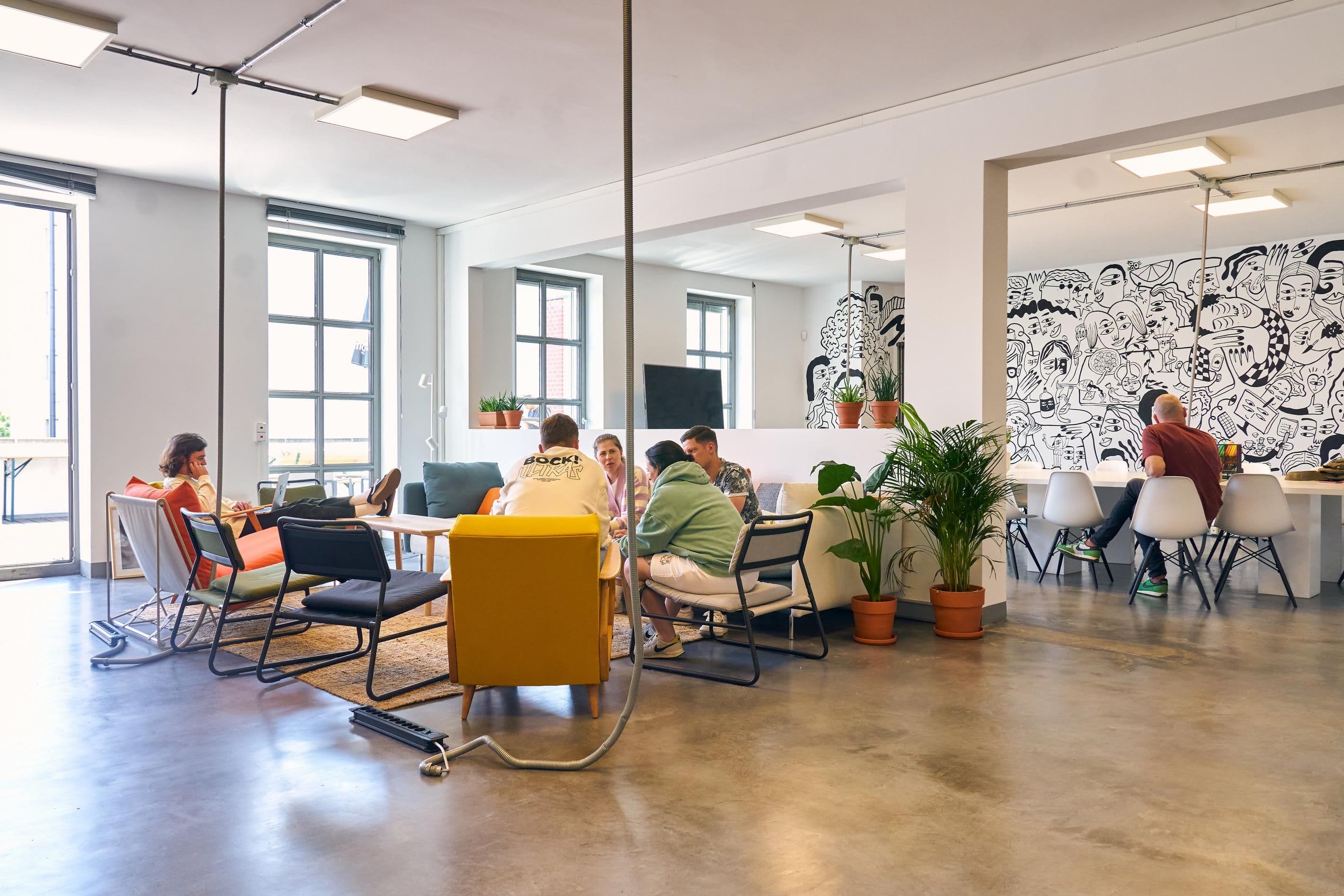 Blick in die Büroräume von Artus