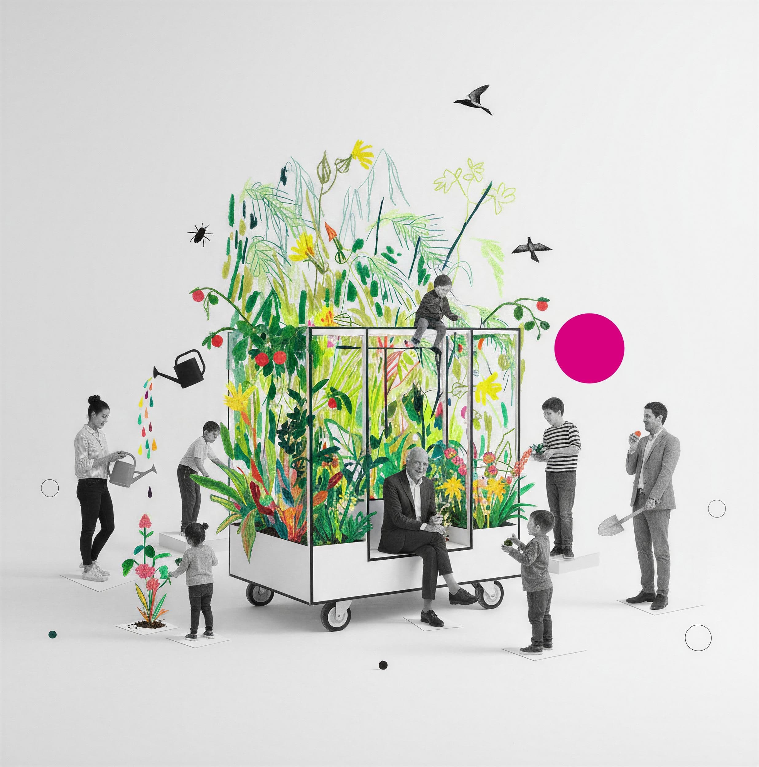 Mobile Gärten - Nachhaltige Begegnungsorte