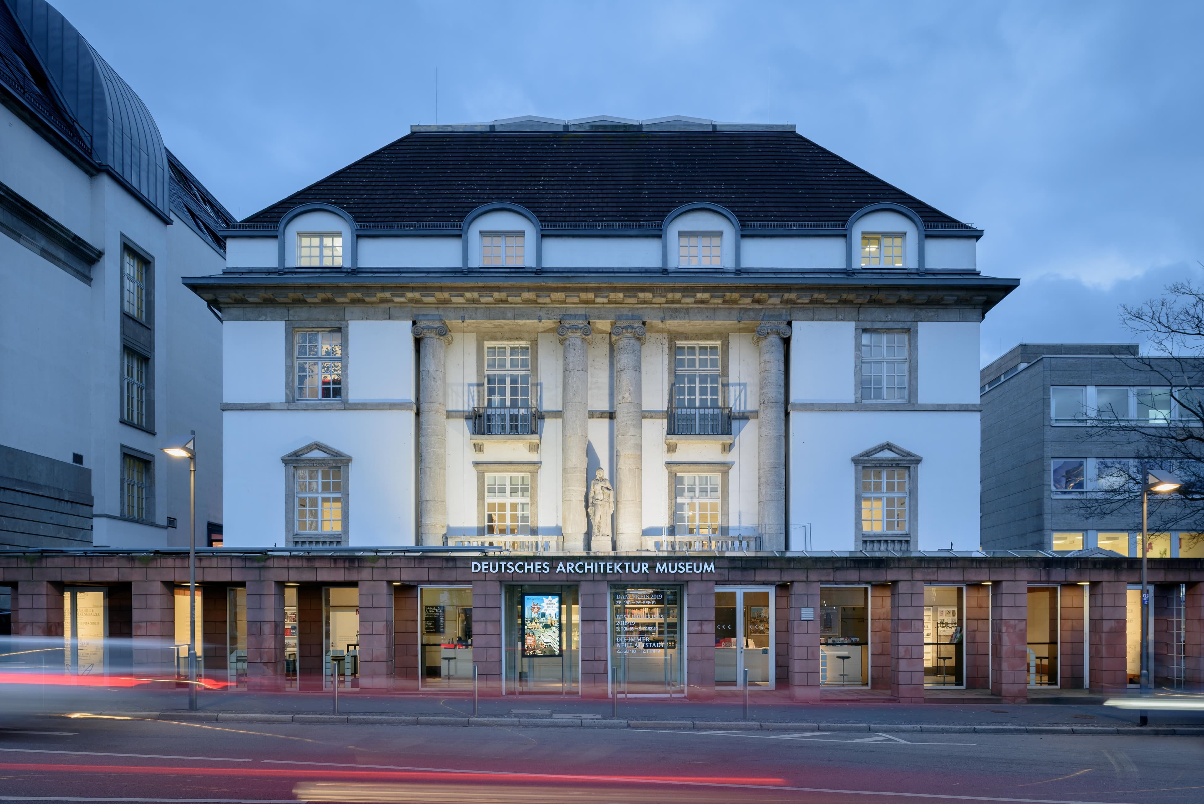 Außenansicht des Deutschen Architekturmuseums DAM Frankfurt