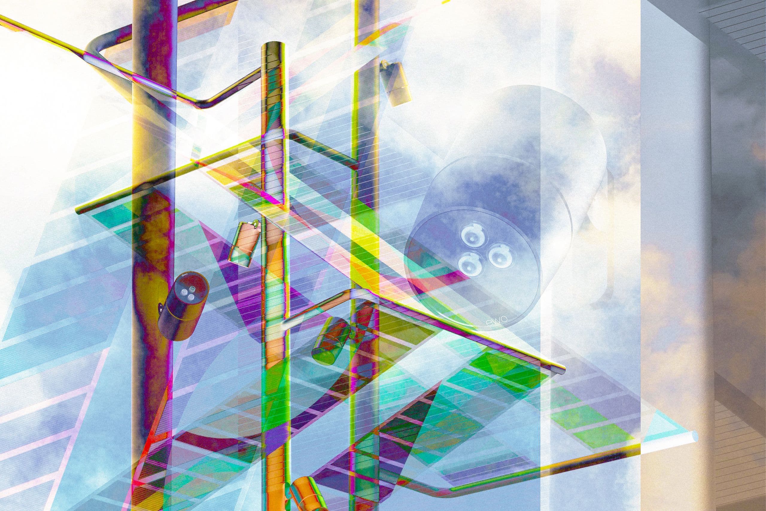 Collage aus Motiven des Projekts Main-Light