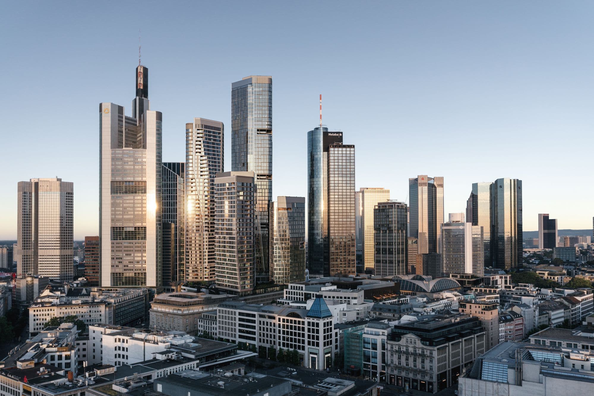 die Frankfurter Skyline 