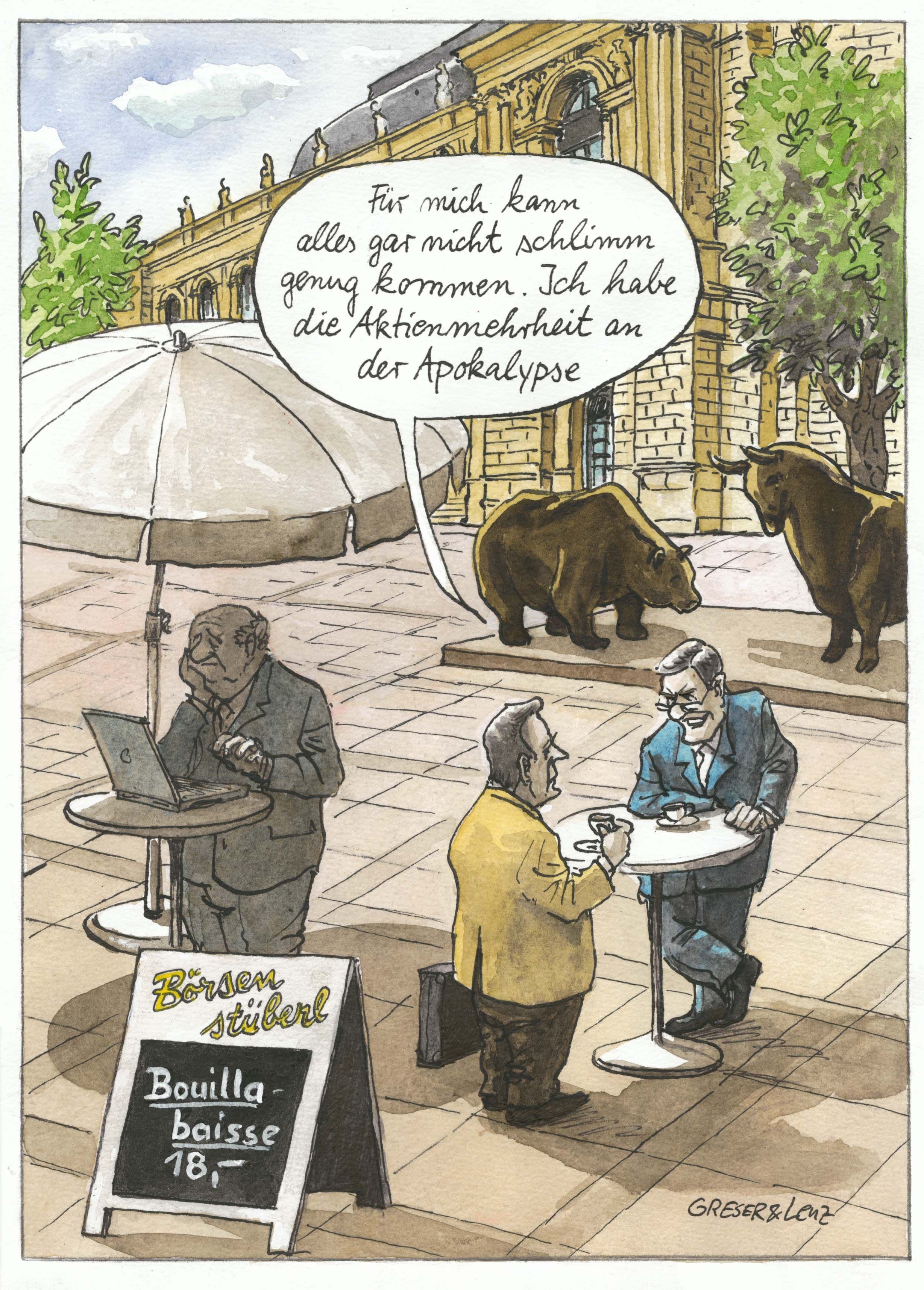 Illustration aus dem Caricatura Museum 