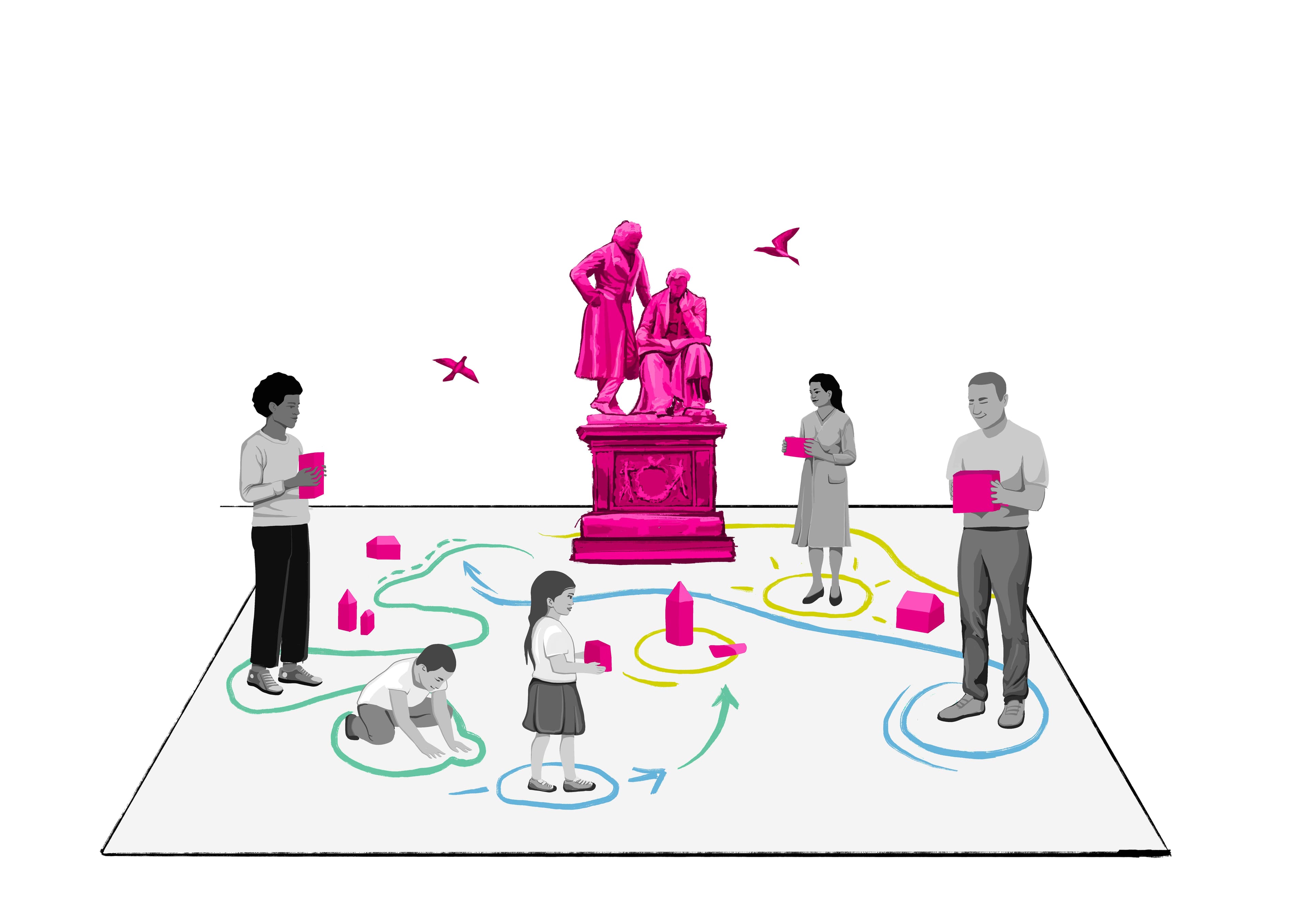 Illustration dritter Orte in Hanau