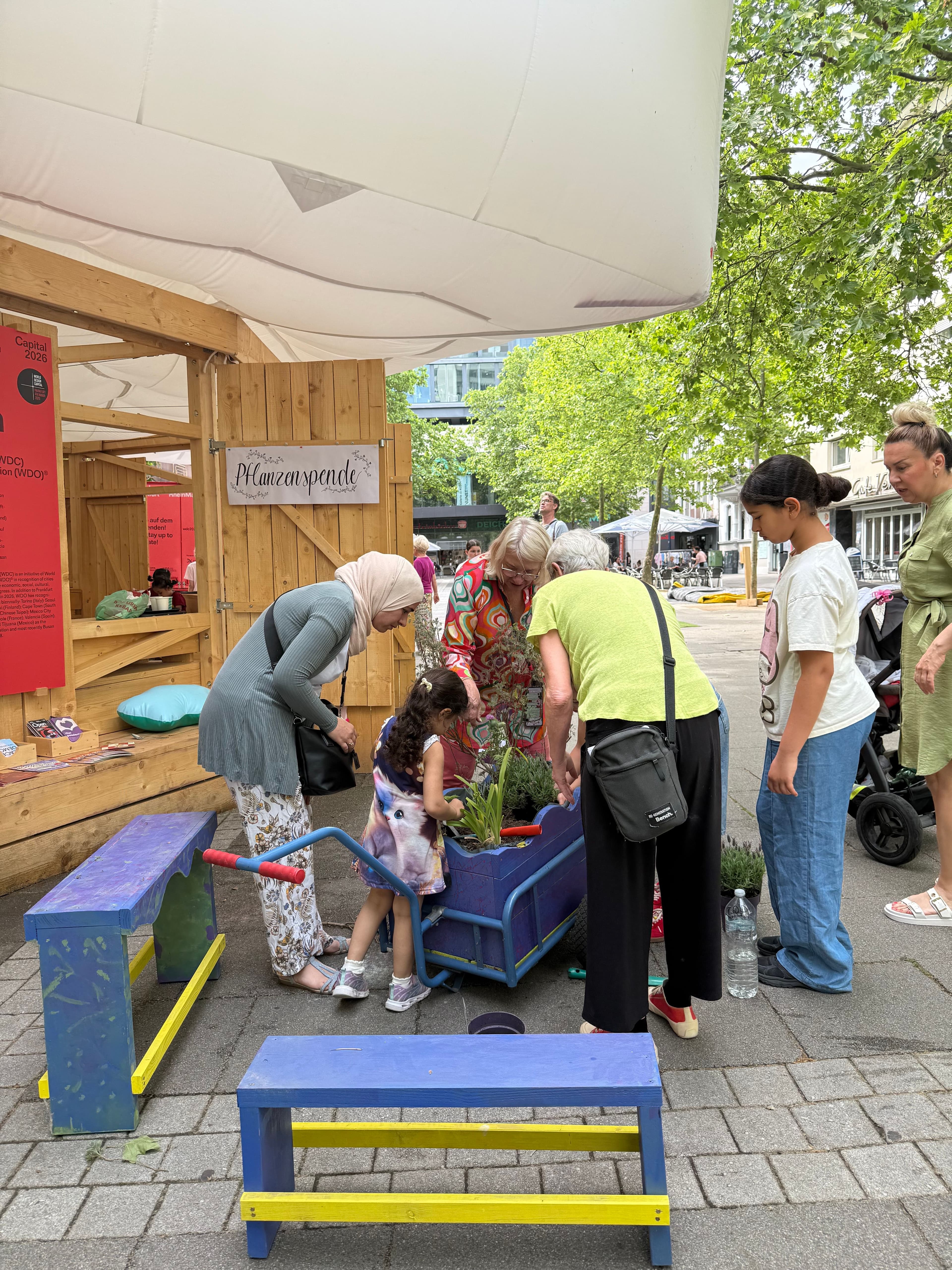 Diesterwegmobile am Pavillon