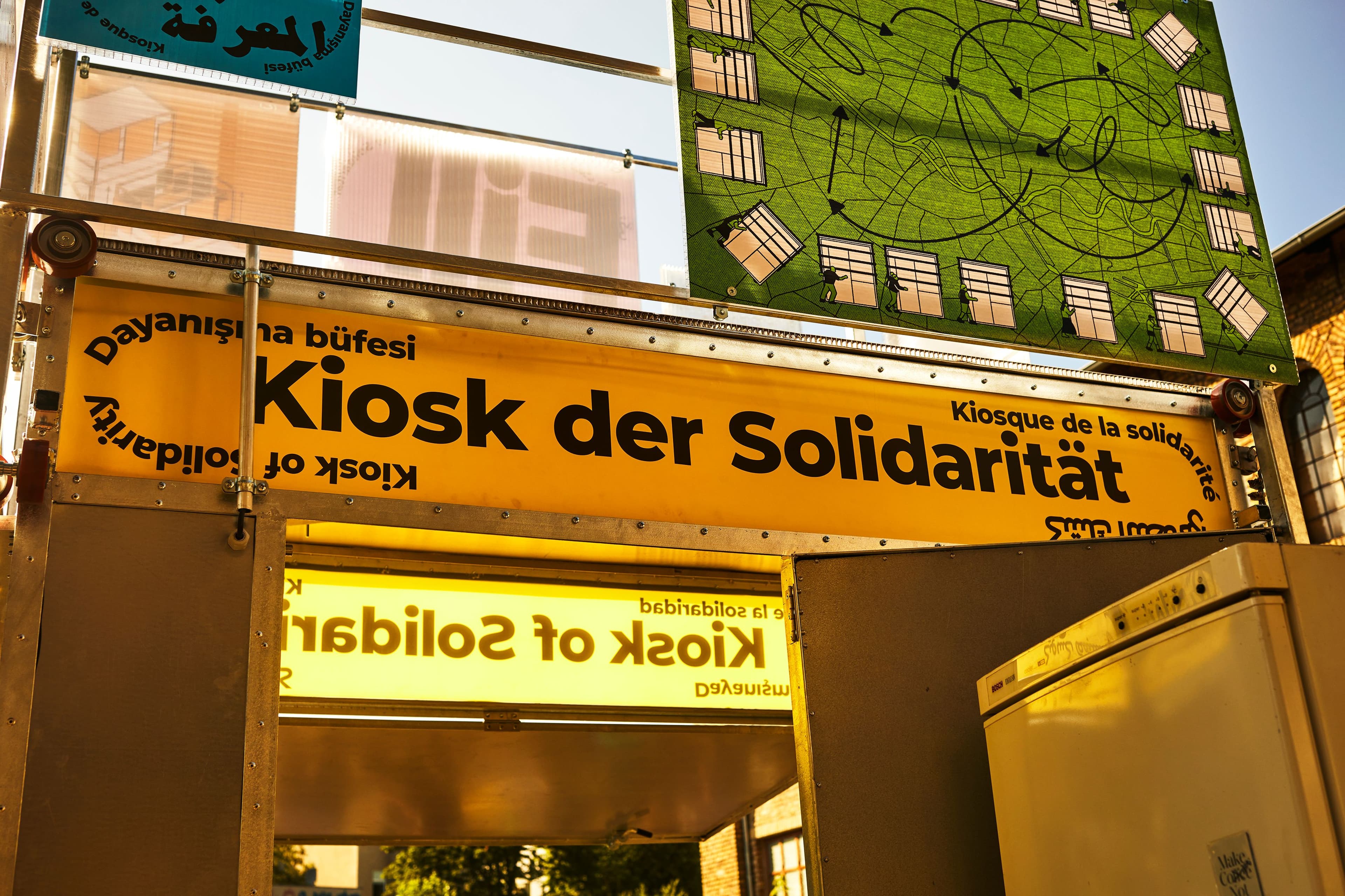 Eine Foto des Kiosk of Solidarity