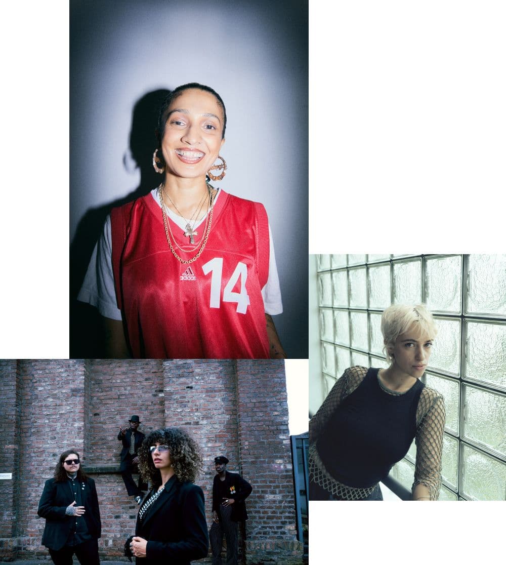 Mehrere Personen als Collage zusammengesetzt. Es sind die Acts des Festivals Module