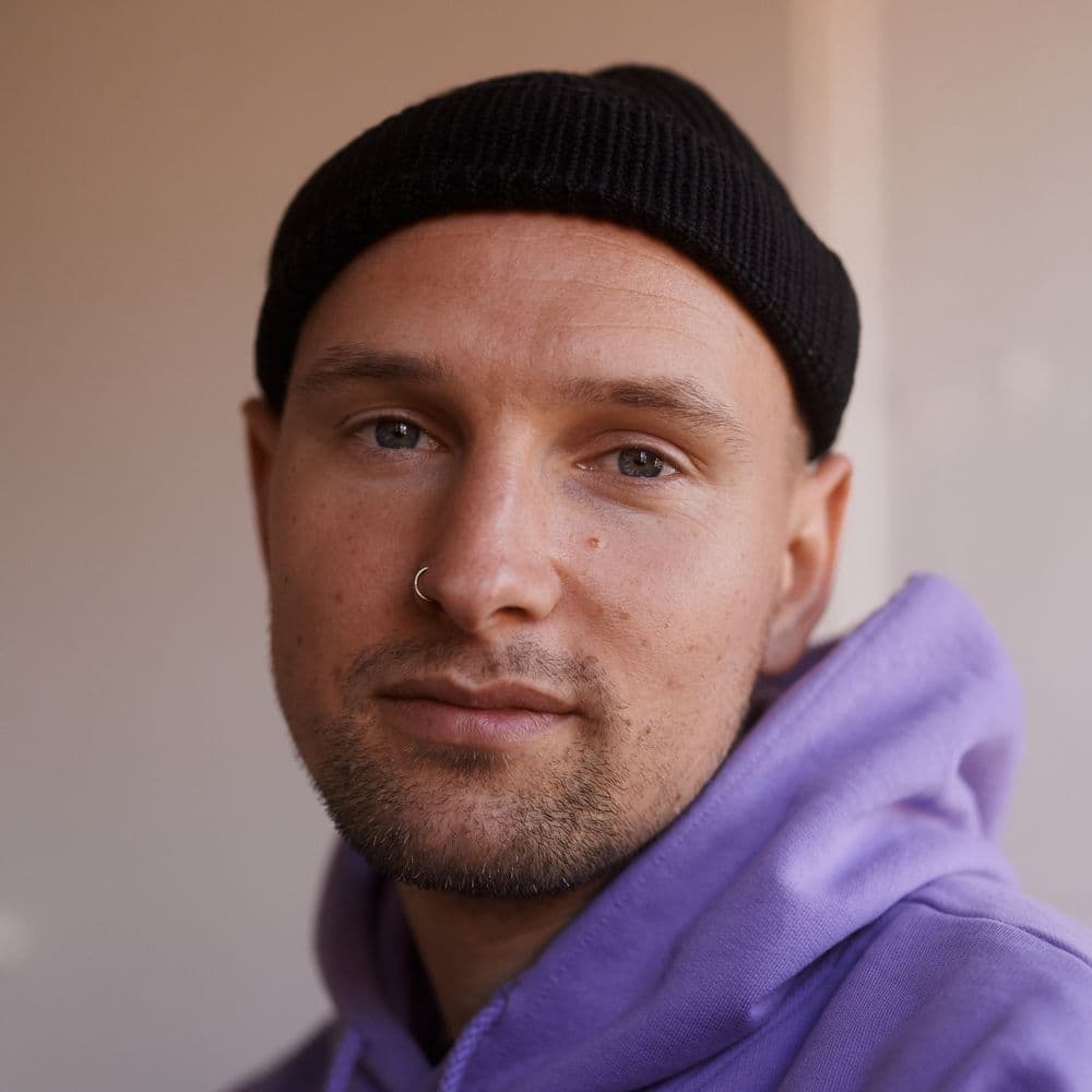 Ein Porträt Foto einer Person 