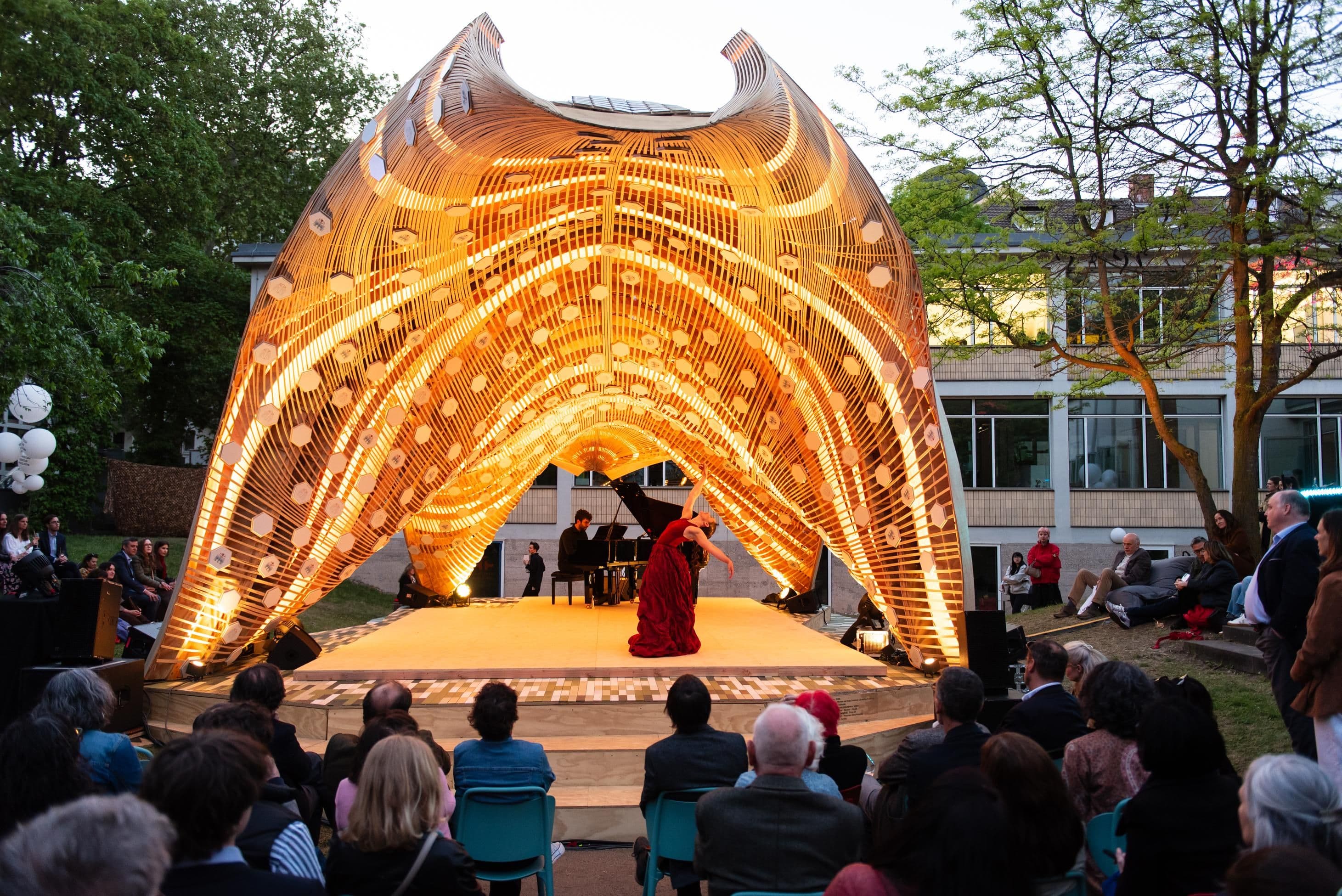 Eröffnung des DRAC Pavillon in Frankfurt am Main