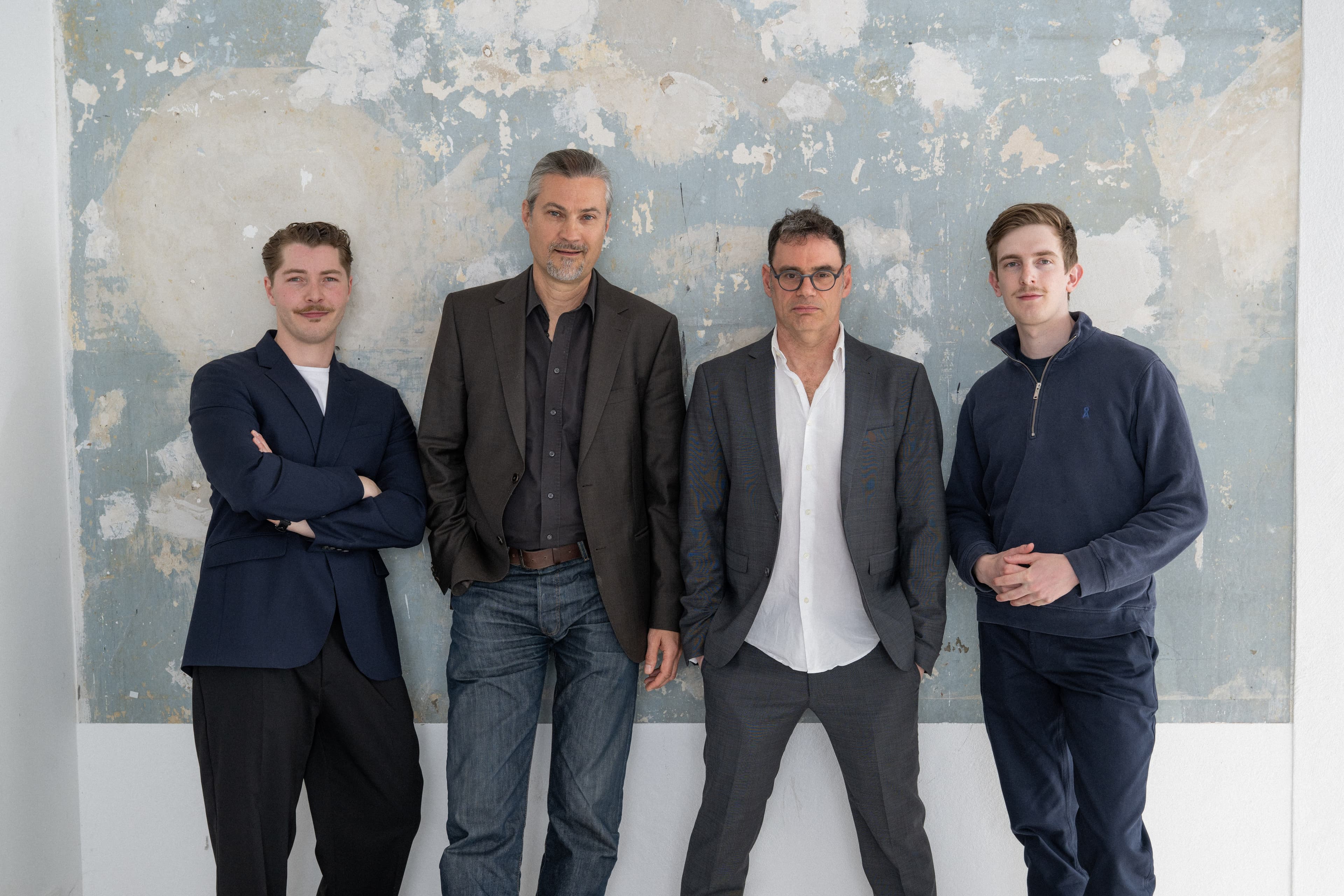 Vier Partner des Designbüros daniels + erdwiens design innovation development
