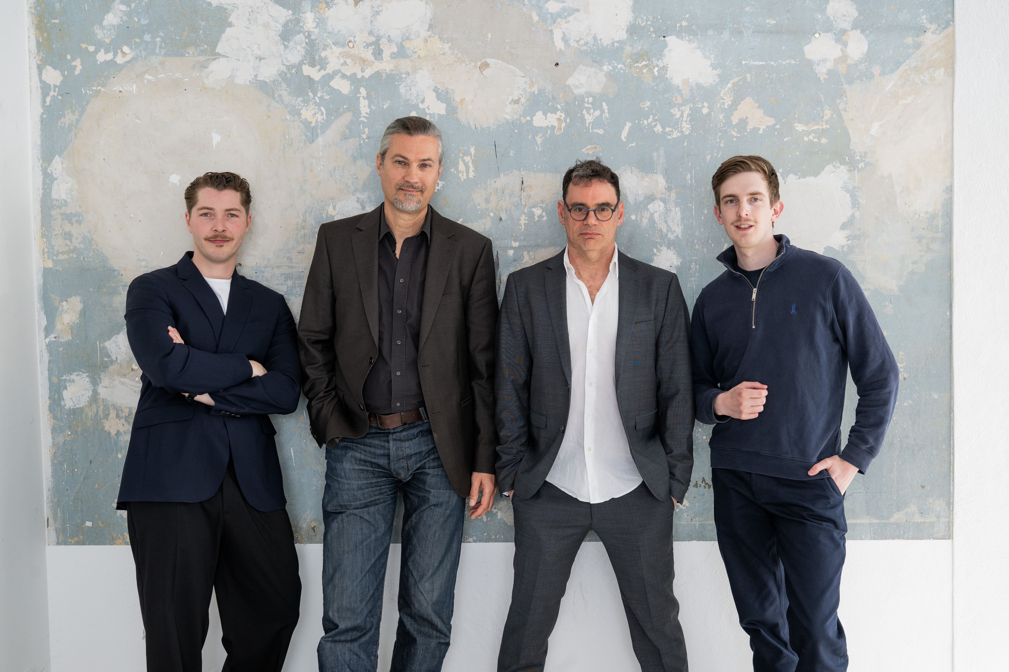 Vier Partner des Designbüros daniels + erdwiens design innovation development