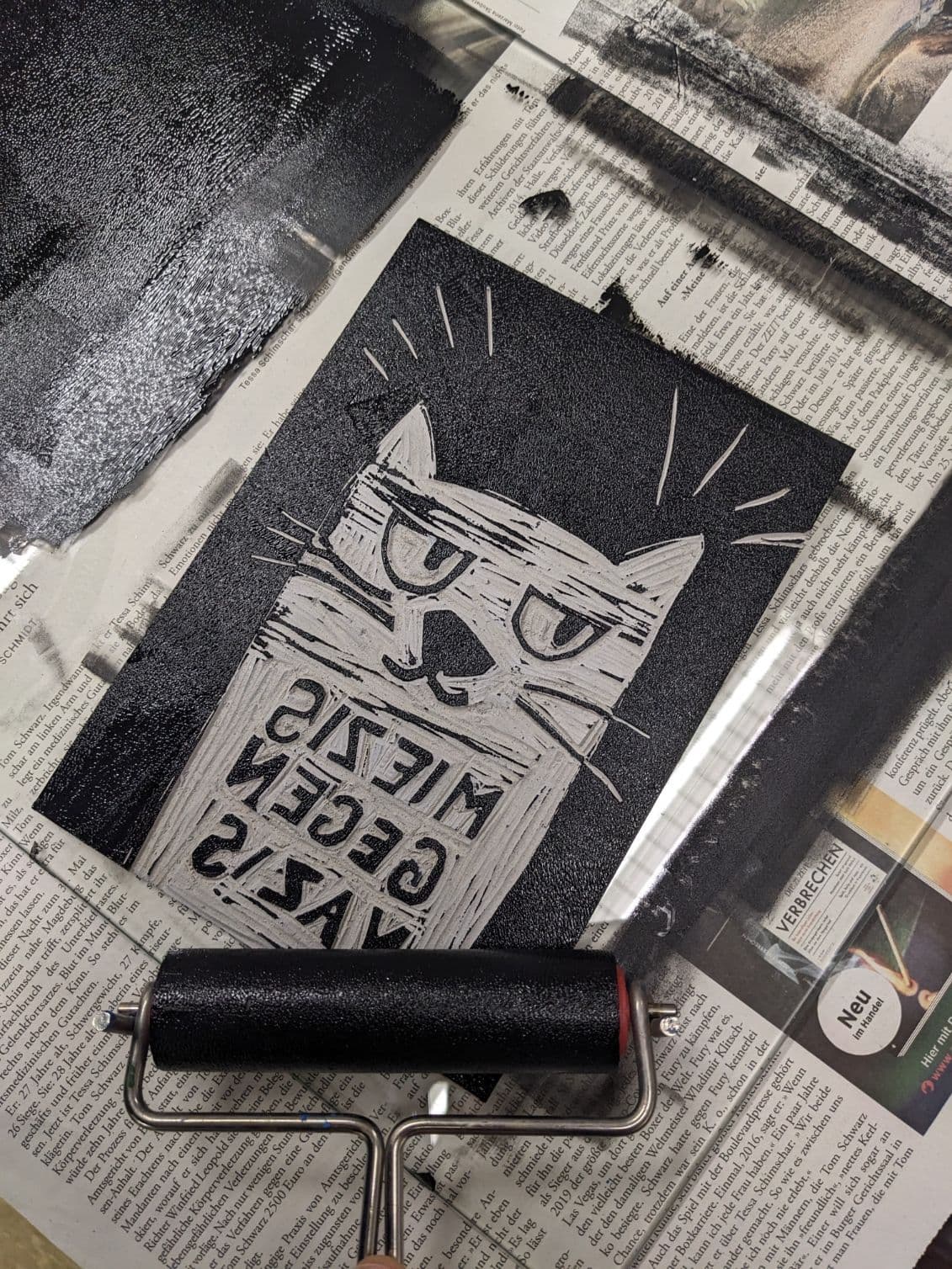 Offenbar Kreativkiosk bietet unter anderem Druckworkshops an