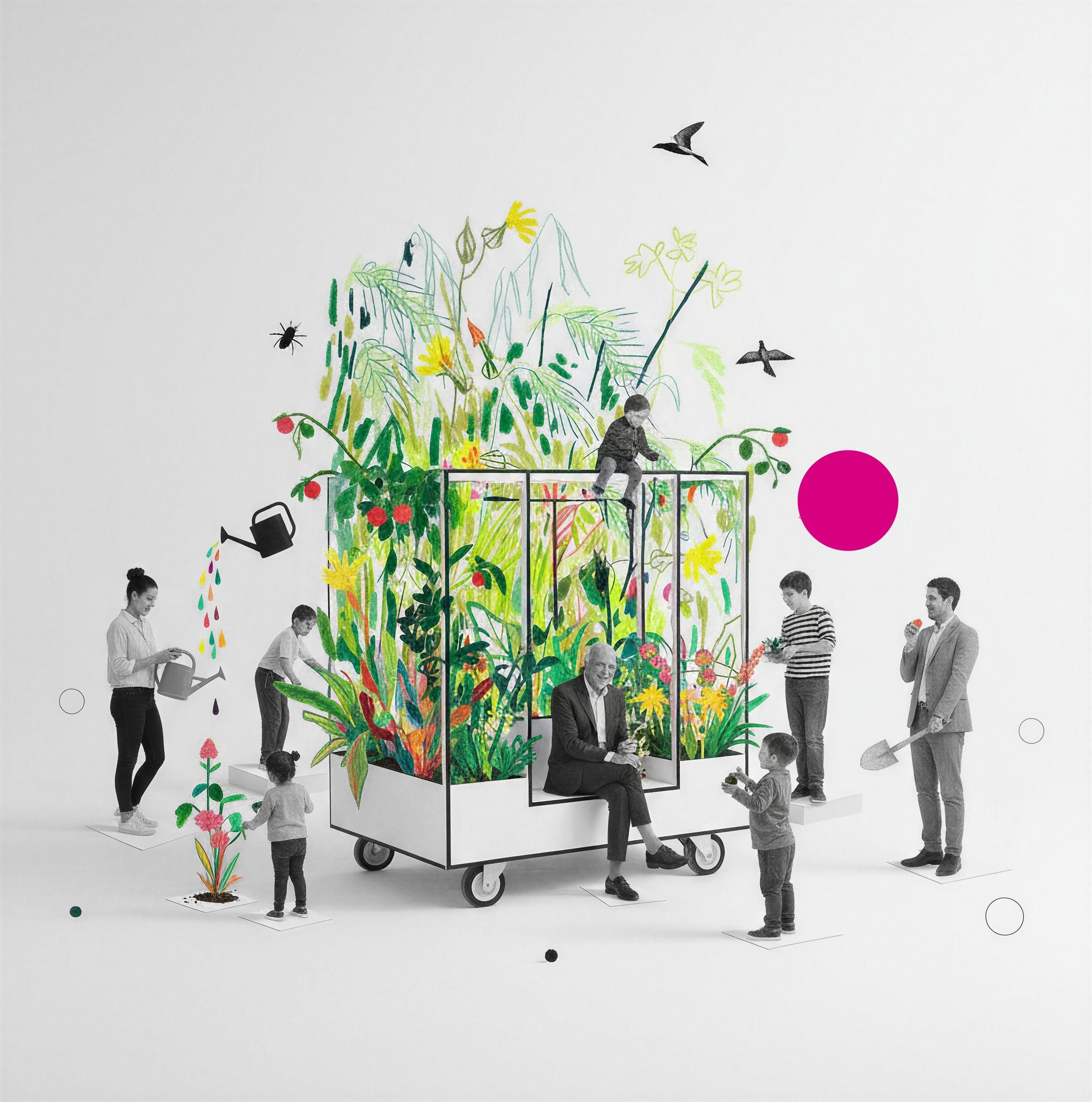 Mobile Gärten - Nachhaltige Begegnungsorte