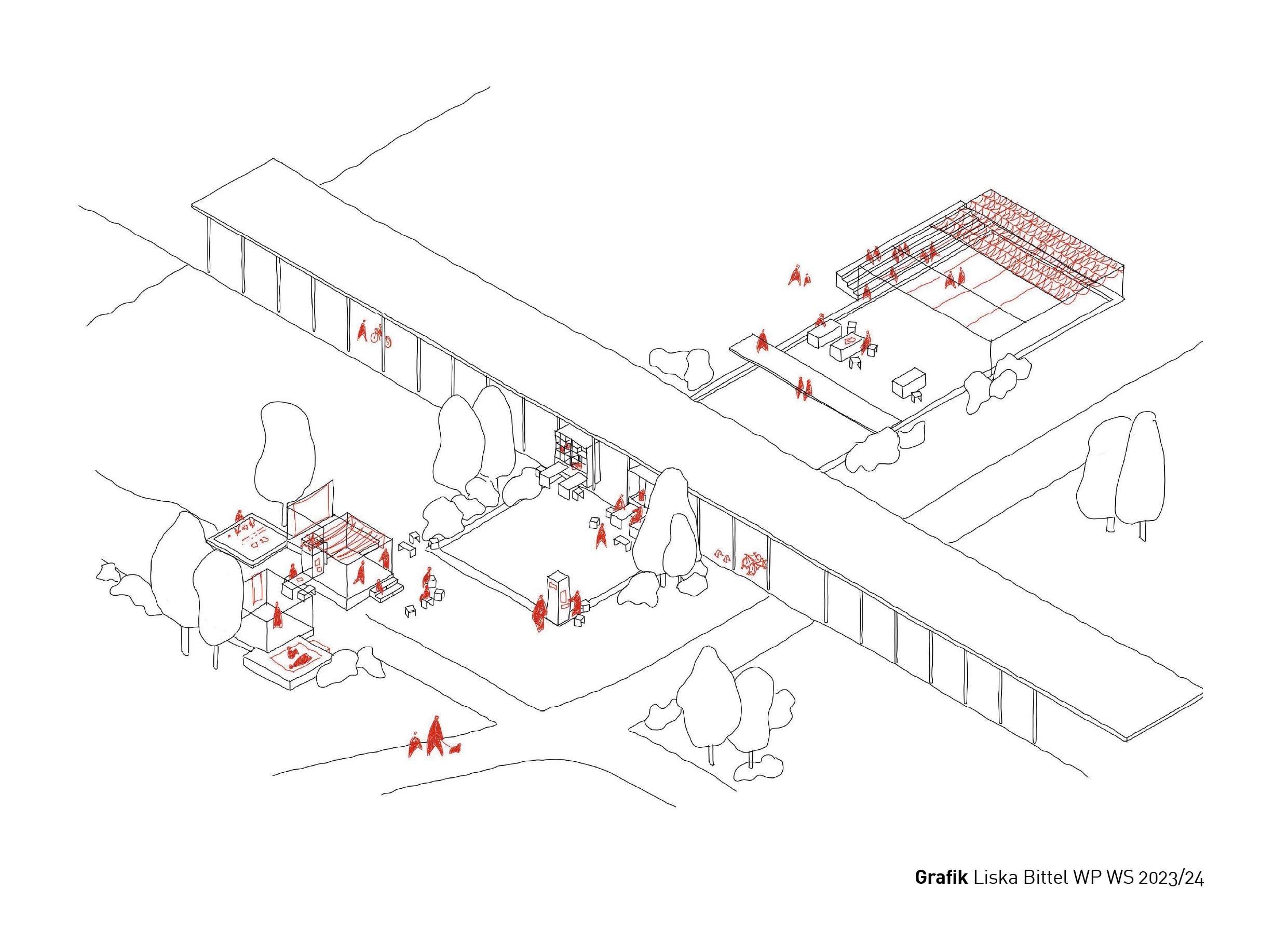 Umriss vom Campusbaulab 