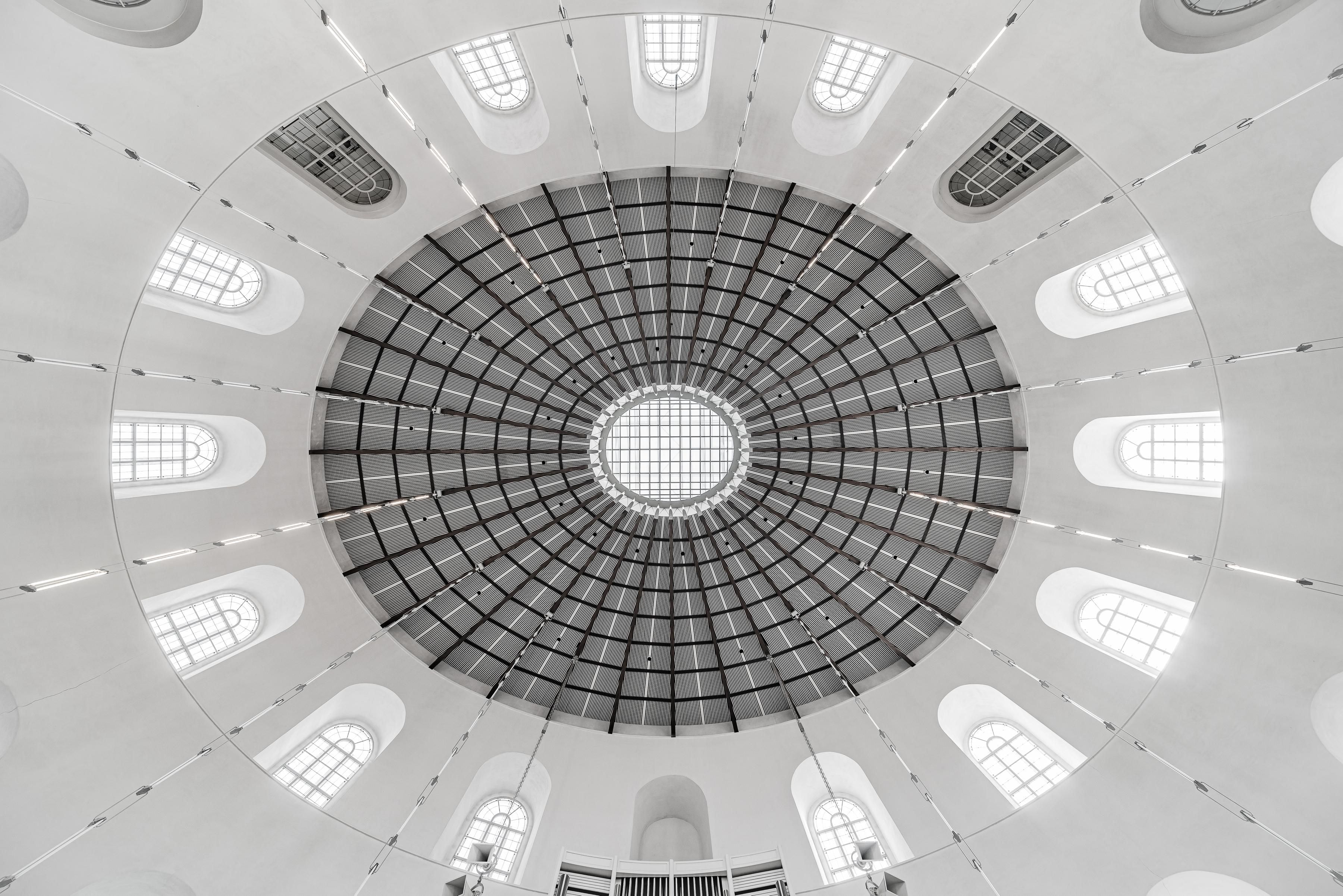 Blick in die Kuppel der Frankfurter Paulskirche