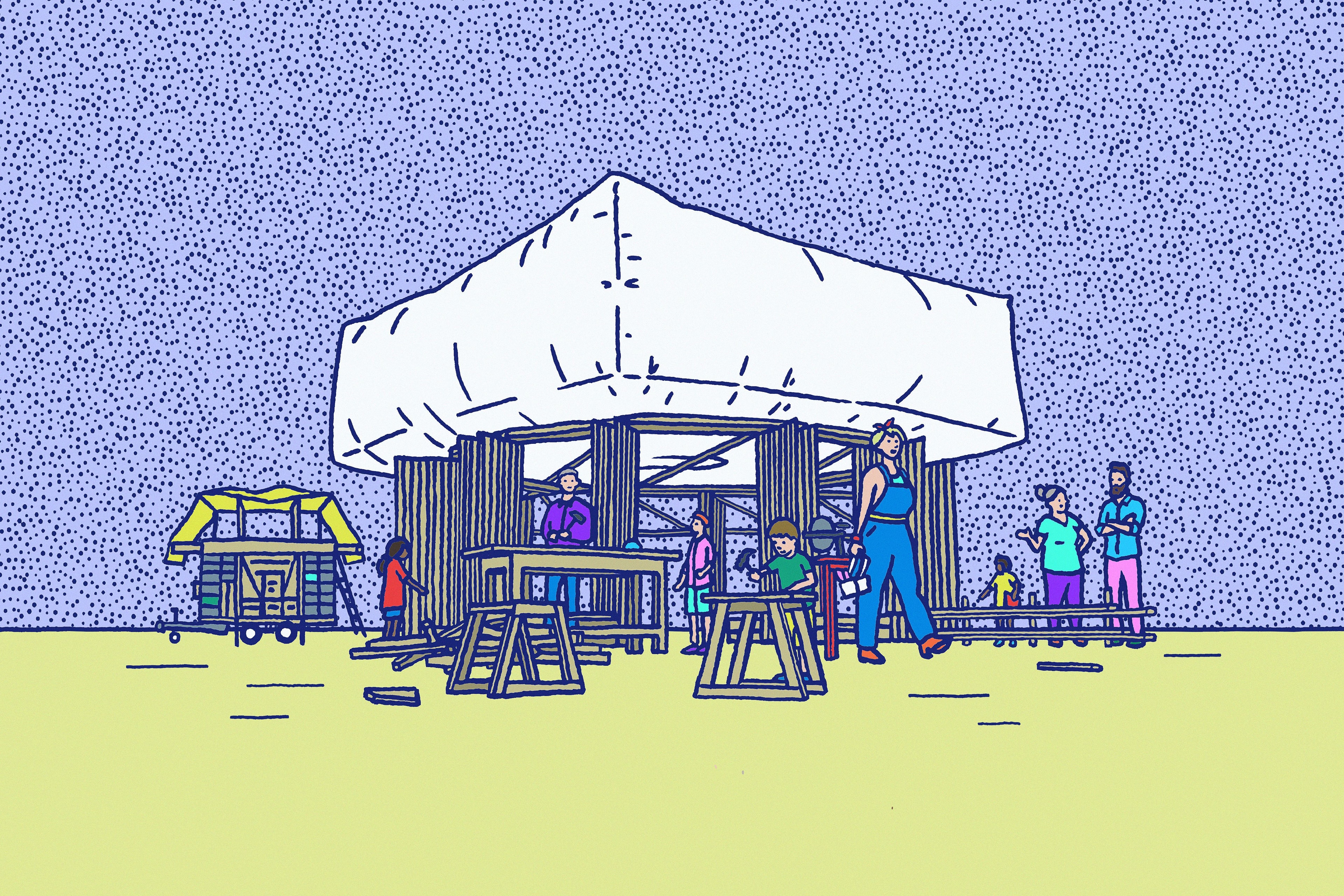 Illustration des WDC Pavillon