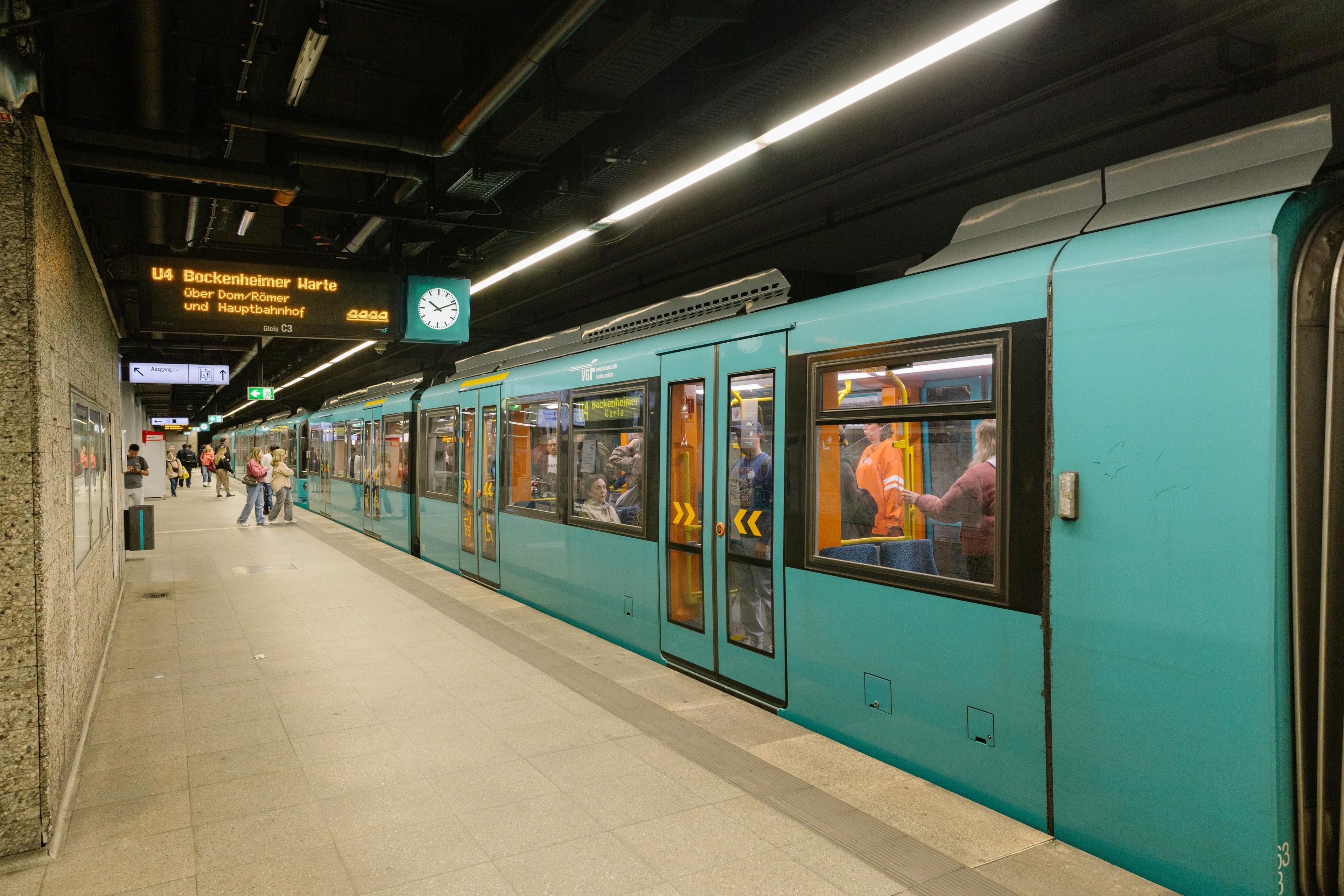 U-Bahn an der Frankfurter Konstablerwache