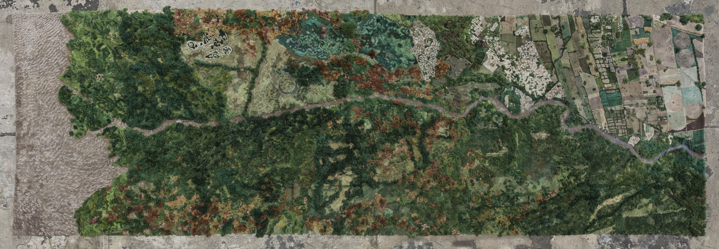 Wolle Seide Widerstand Alexandra Kehayoglou Paran de las Palmas river