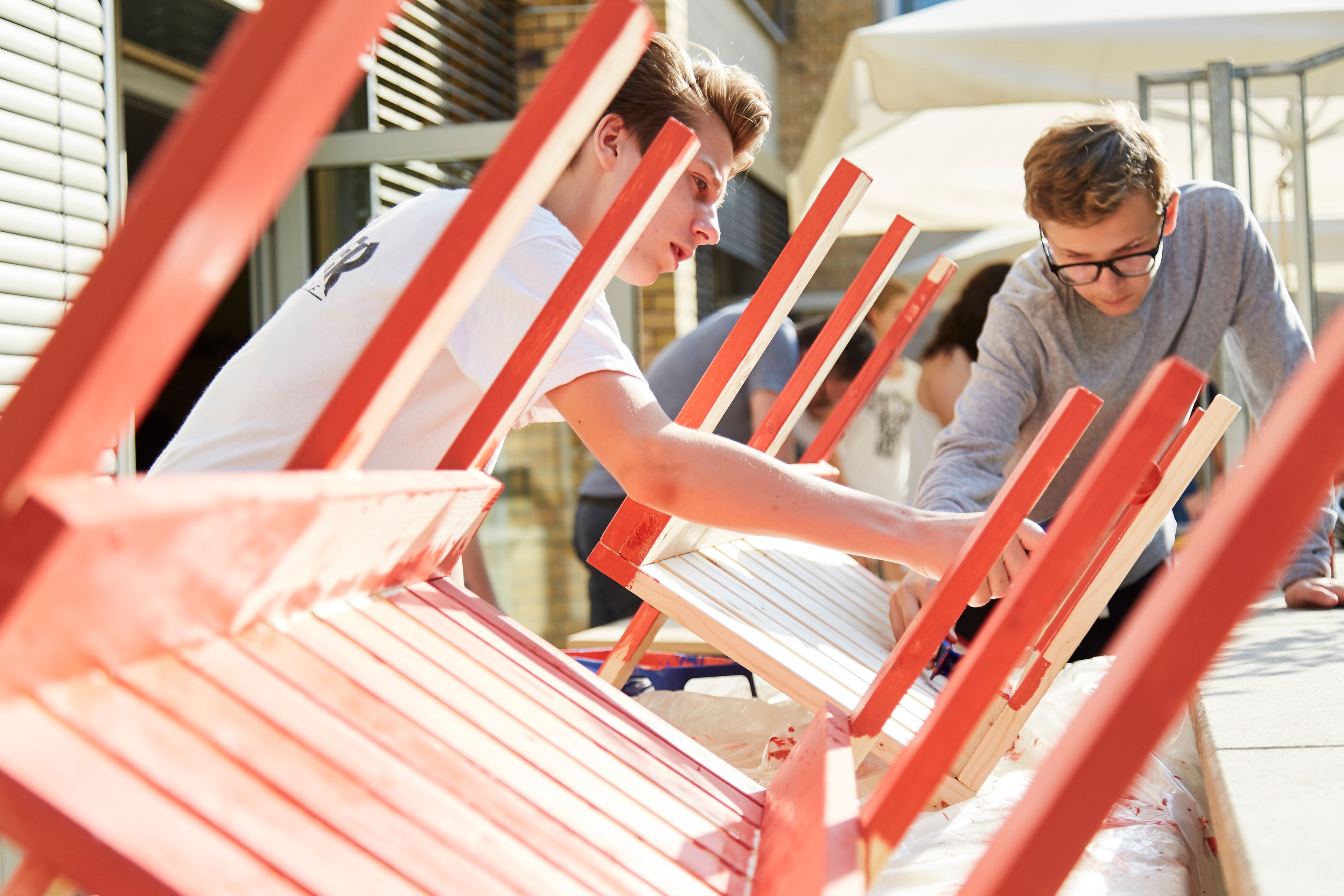 Stuhlbau zu Design Thinking