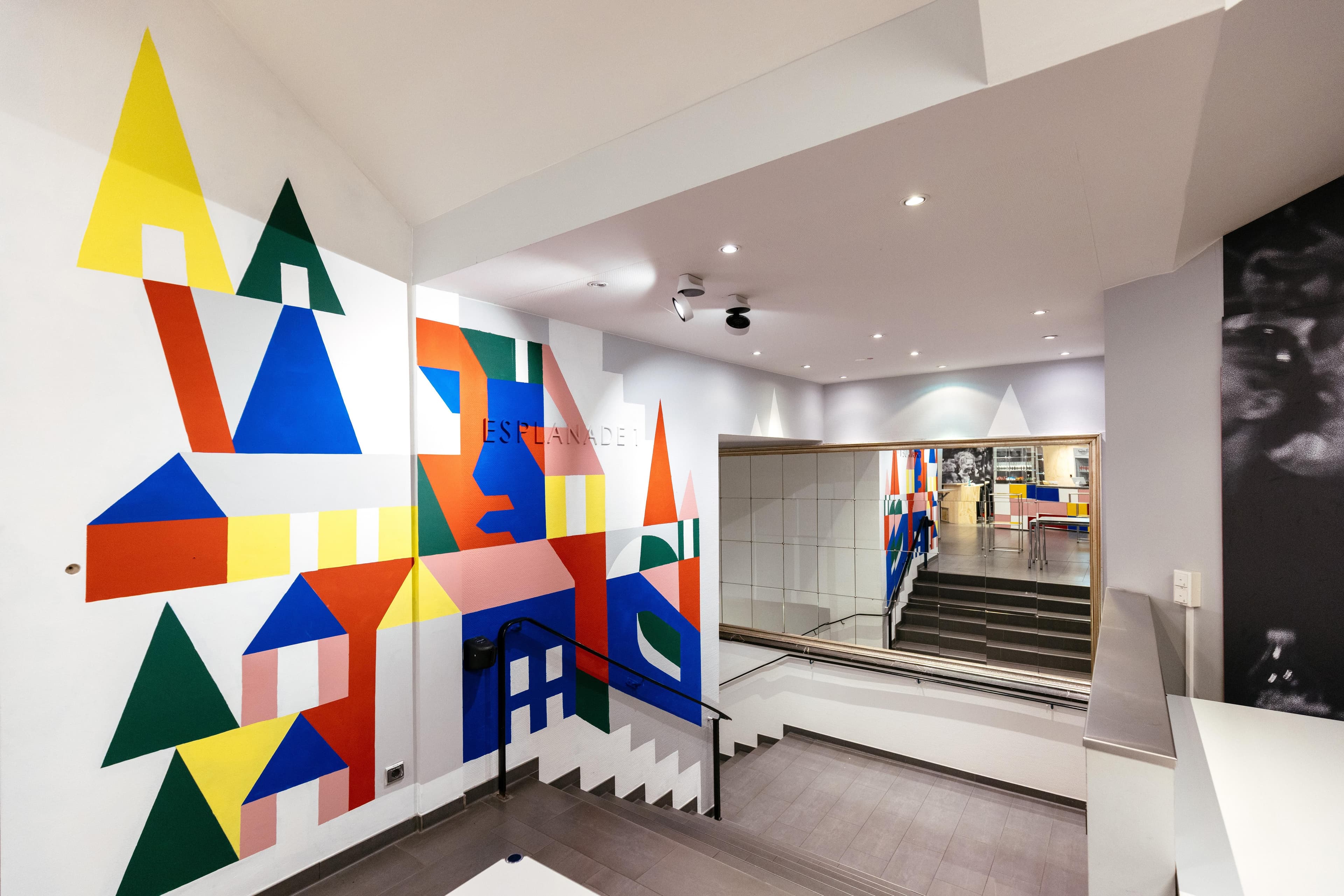 Innenansicht des Massif E in der Frankfurter Innenstadt