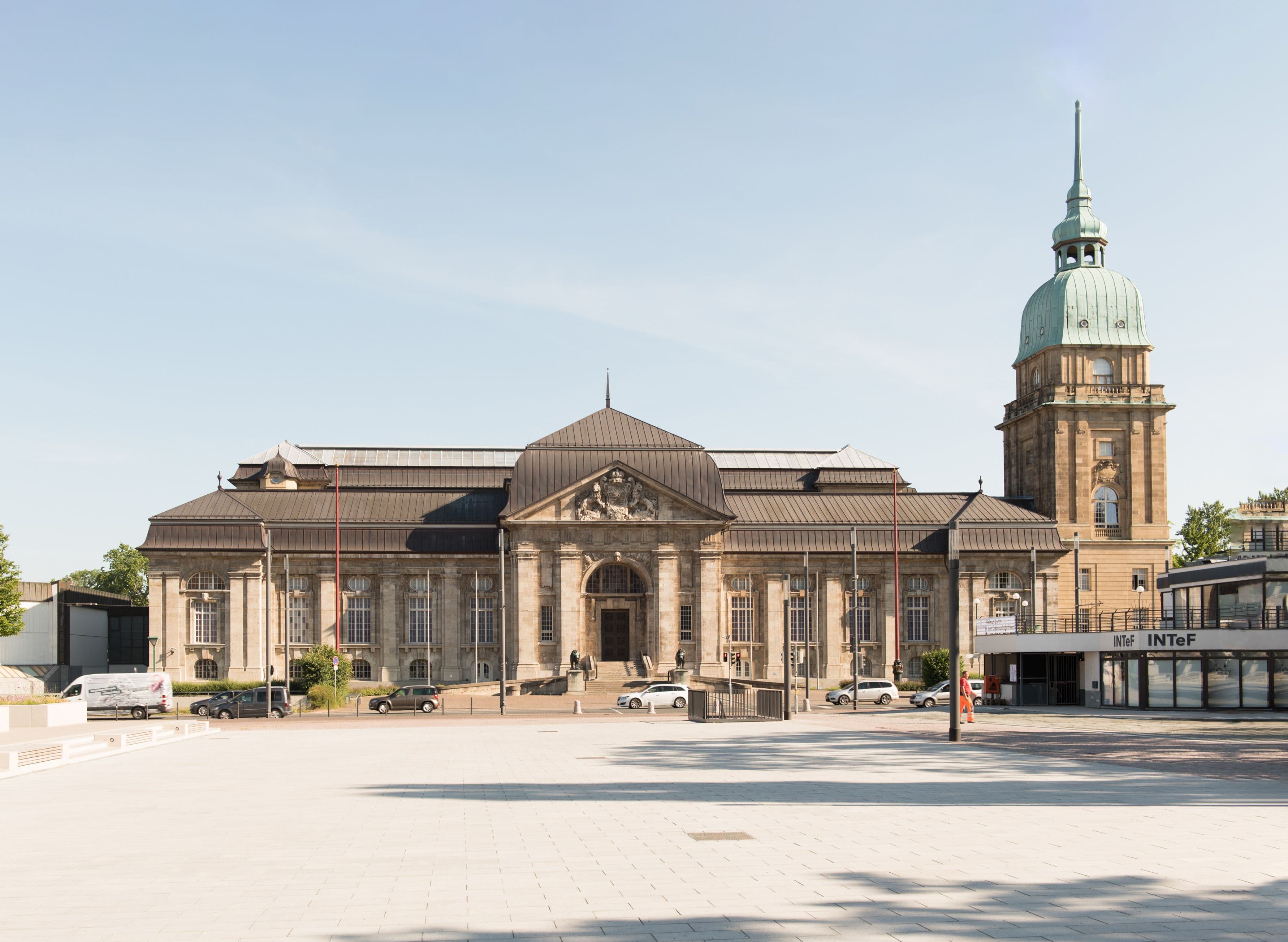 Außenaufnahme des hessischen Landesmuseum Darmstadt