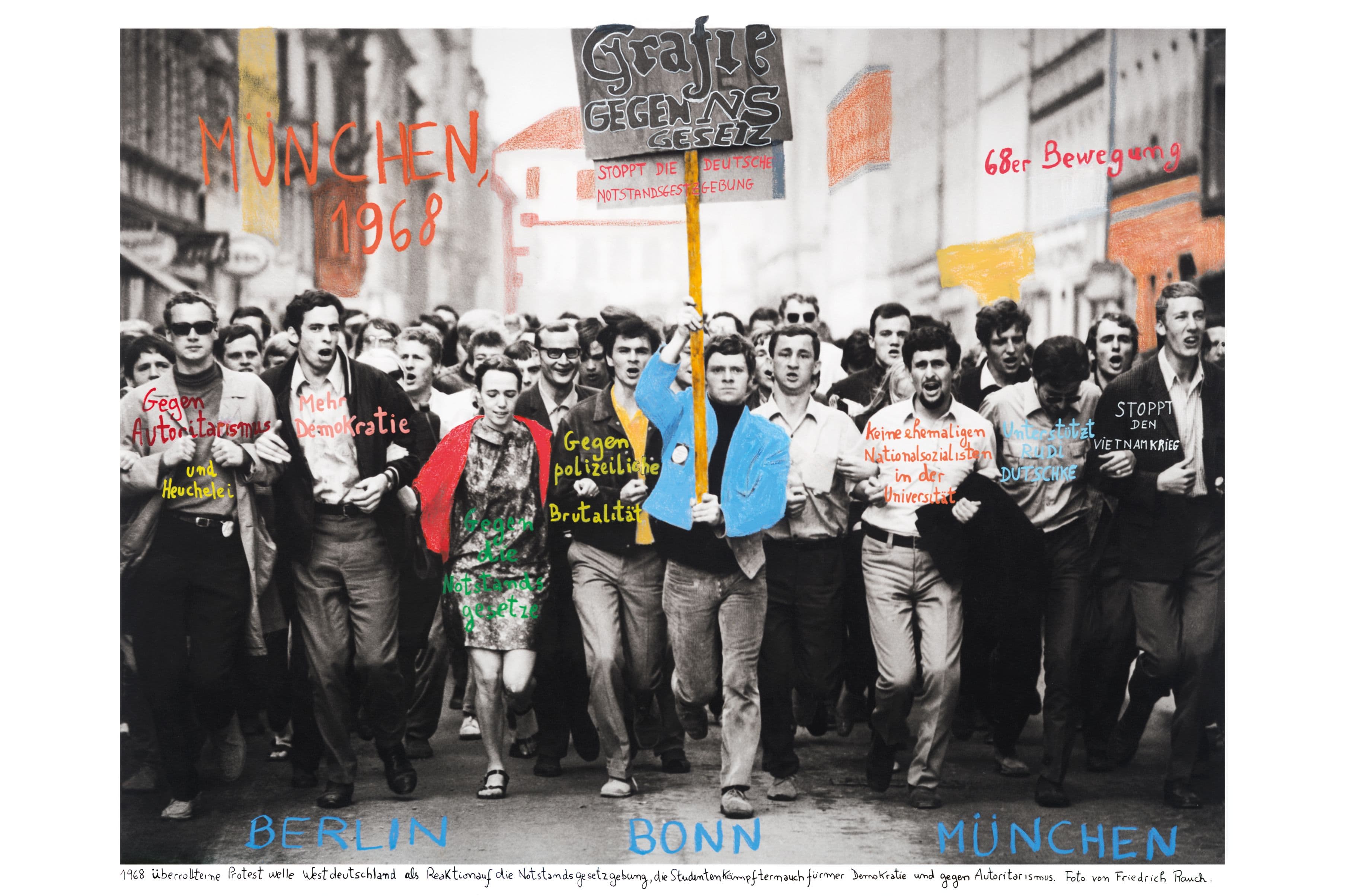 The Fire of Ideas, Munich 1968 ©Marcelo Brodsky