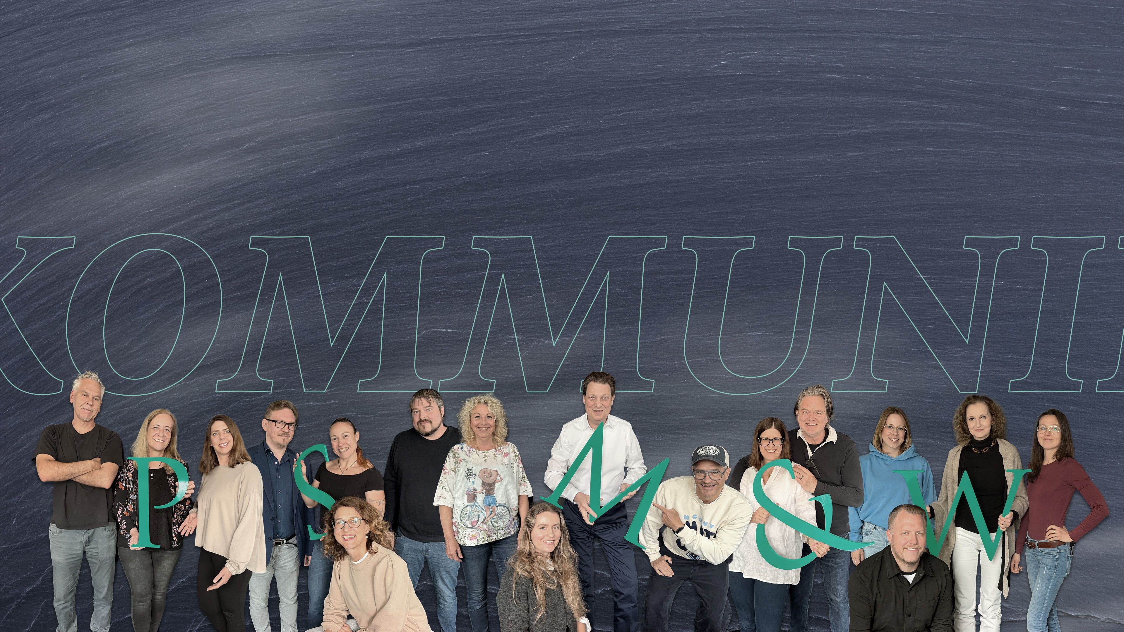 Das Team der Kommunikationsagentur PSM&W