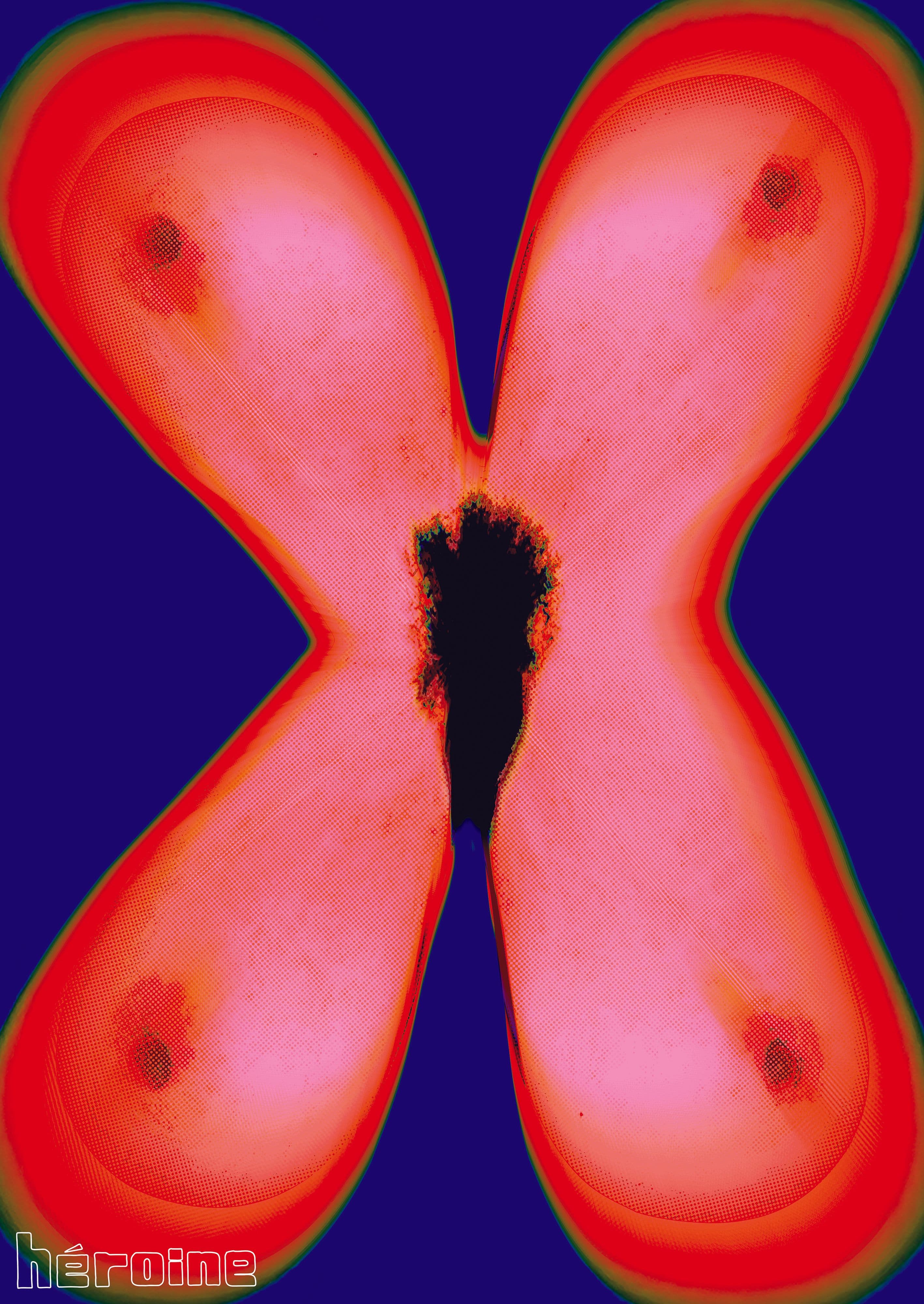 Plakat Héroine mit Evelyn Siegmund