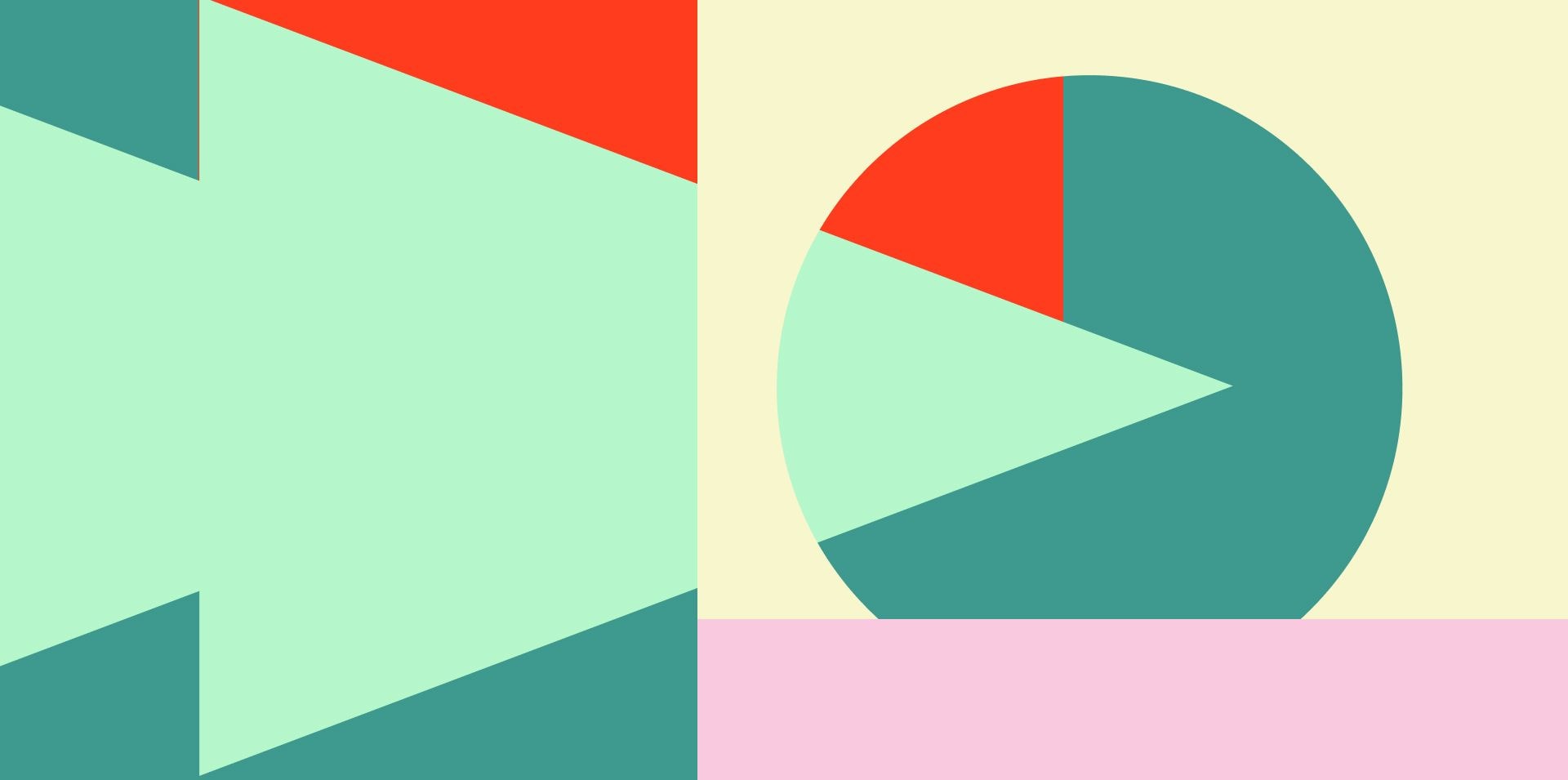 Graphic with colourful shapes